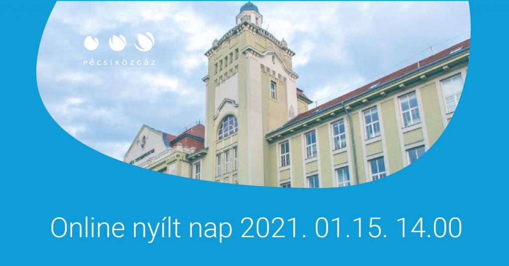 Online nyílt nap a Pécsiközgázon