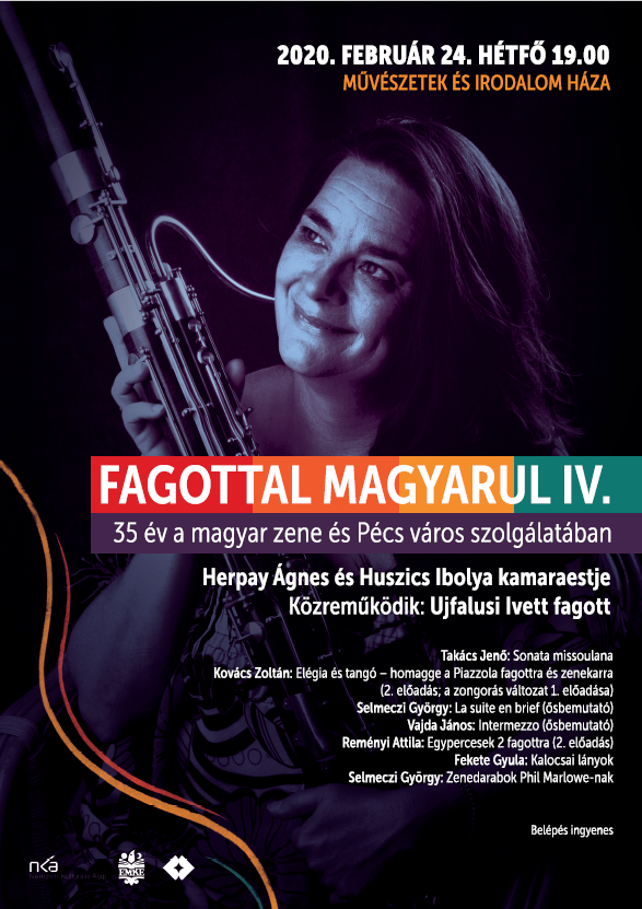 dr. Herpay Ágnes fagottművész - FAGOTTAL MAGYARUL IV. c. hangverseny