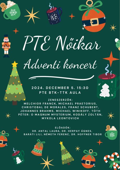 Adventi koncert a PTE Nőikar előadásában