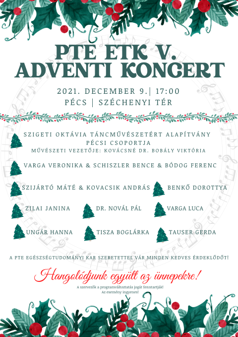 PTE ETK V. Adventi Koncert