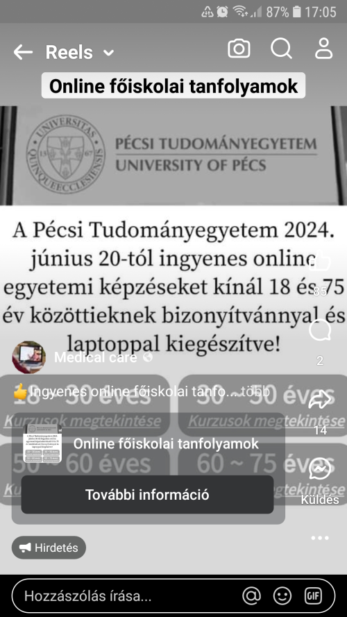 Közlemény a Facebook felületén megjelenő adathalász bejegyzésekről