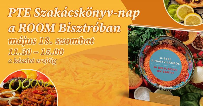 PTE Szakácskönyv-nap a ROOM Bisztróban